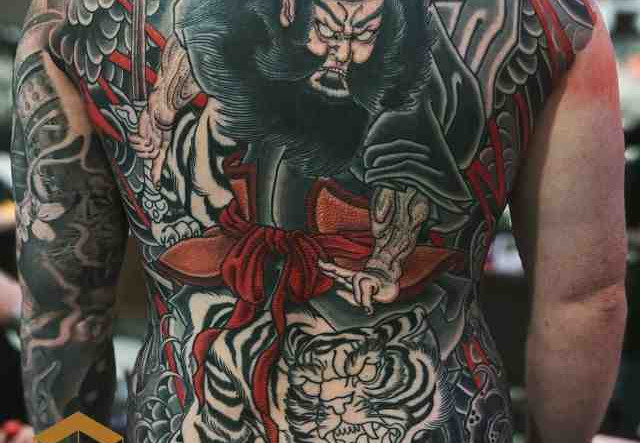 samurai katana tattoo